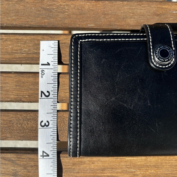 Coach • Black Leather Agenda/Planner/Passport Holder - Picture 5 of 5